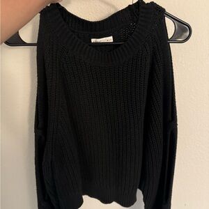 Aeropostale Black Women's Crew Neck Sweater